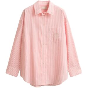 Gant Os Classic Poplin Stripe Shirt 36 Pink 36 Gant Os Classic Poplin Stripe Shirt 36 Pink 36