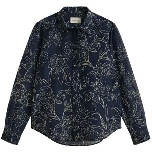 Gant Reg Floral Print Ctn Silk Ls Shirt 34 Navy 34 Gant Reg Floral Print Ctn Silk Ls Shirt 34 Navy 34