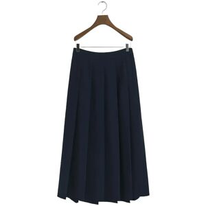 Gant Wide Pleated Midi Skirt 36 Navy 36 Gant Wide Pleated Midi Skirt 36 Navy 36