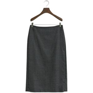 Gant Midi Checked Wool Pencil Skirt 36 Grey 36 Gant Midi Checked Wool Pencil Skirt 36 Grey 36