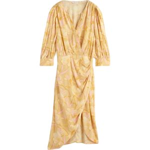Gant Reg Magnolia Print Wrap Dress 34 Yellow 34 Gant Reg Magnolia Print Wrap Dress 34 Yellow 34