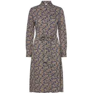 Gant Slim Paisley Shirt Dress 36 Navy 36 Gant Slim Paisley Shirt Dress 36 Navy 36