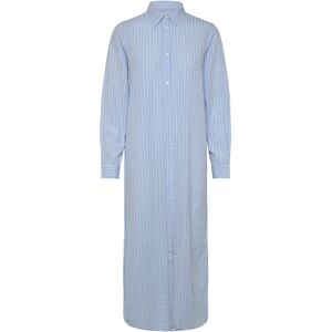Gant Rel Tonal Striped Seersucker Dress 38 Blue 38 Gant Rel Tonal Striped Seersucker Dress 38 Blue 38
