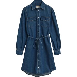 Gant Puff Sleeve Denim Dress 44 Blue 44 Gant Puff Sleeve Denim Dress 44 Blue 44