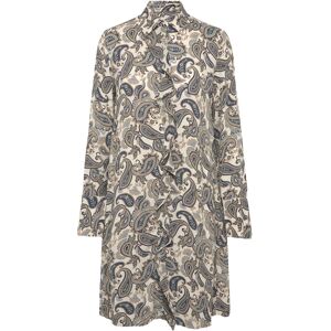 Gant Paisley Print Ruffle Shirt Dress 36 Blue 36 Gant Paisley Print Ruffle Shirt Dress 36 Blue 36