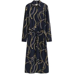 Gant Printed Fluid Ls Shirt Dress 36 Navy 36 Gant Printed Fluid Ls Shirt Dress 36 Navy 36