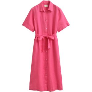 Gant Linen Ss Shirt Dress 36 Pink 36 Gant Linen Ss Shirt Dress 36 Pink 36