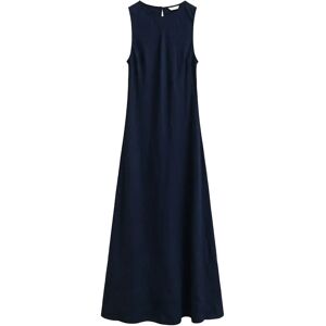 Gant Linen Bias Cut Midi Dress 42 Navy 42 Gant Linen Bias Cut Midi Dress 42 Navy 42