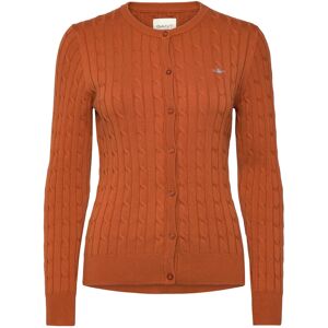 Gant Stretch Cable Knit Cardigan S Orange S Gant Stretch Cable Knit Cardigan S Orange S