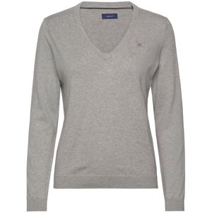 Gant Cotton V-Neck M Grey M Gant Cotton V-Neck M Grey M
