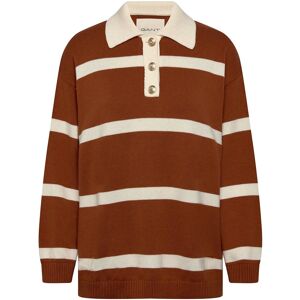 Gant Striped Knit Rugger L Red L Gant Striped Knit Rugger L Red L