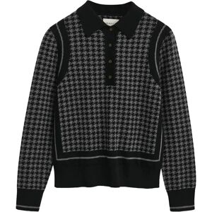 Gant Houndstooth Jacquard Polo L Patterned L Gant Houndstooth Jacquard Polo L Patterned L