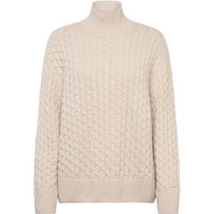 Gant Cable Knit Mock Neck L Cream L Gant Cable Knit Mock Neck L Cream L