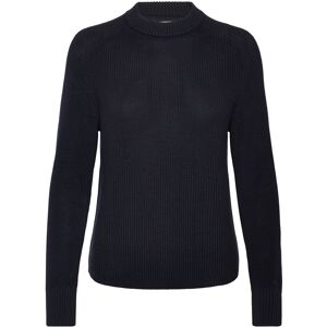 Gant Ribbed Knit Cotton C-Neck L Navy L Gant Ribbed Knit Cotton C-Neck L Navy L