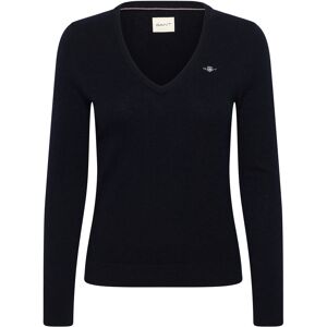 Gant Lambswool Blend V-Neck XS Black XS Gant Lambswool Blend V-Neck XS Black XS