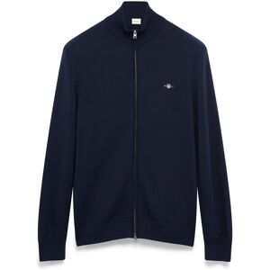 Gant Cotton Knit Zip Cardigan L Navy L Gant Cotton Knit Zip Cardigan L Navy L