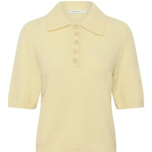 Gestuz Gzalpha Ss Polo Pullover S Yellow S Gestuz Gzalpha Ss Polo Pullover S Yellow S