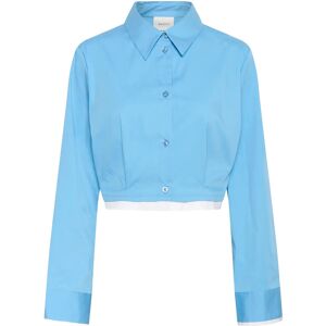 Gestuz Gzopy Cropped Shirt 36 Blue 36 Gestuz Gzopy Cropped Shirt 36 Blue 36