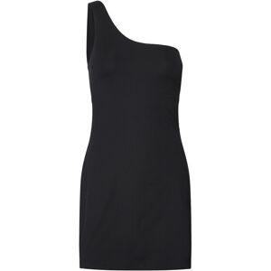 Girlfriend Collective Bianca Dress, One Shoulder L Black L Girlfriend Collective Bianca Dress, One Shoulder L Black L