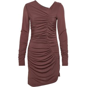 Helmut Lang Ls Twist Dress.crepe S Brown S Helmut Lang Ls Twist Dress.crepe S Brown S