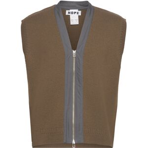Hope Merino Wool Sweater Vest 46 Khaki 46 Hope Merino Wool Sweater Vest 46 Khaki 46