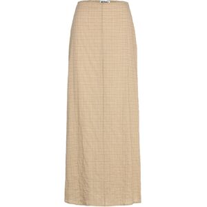 Hope Read Skirt Beige Check Voile 42 Beige 42 Hope Read Skirt Beige Check Voile 42 Beige 42