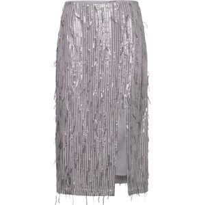 Hosbjerg Madelin Sequin Skirt S Silver S Hosbjerg Madelin Sequin Skirt S Silver S