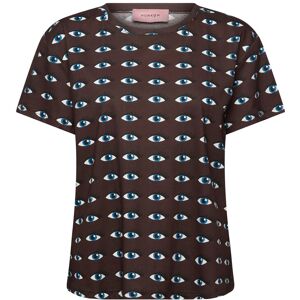 Hunkøn Eyes T-Shirt XS Brown XS Hunkøn Eyes T-Shirt XS Brown XS