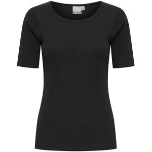 ICHI Ihpalmer Rib Ss XXL Black XXL ICHI Ihpalmer Rib Ss XXL Black XXL