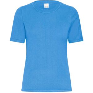 ICHI Ihluls O-Neck Ss M Blue M ICHI Ihluls O-Neck Ss M Blue M