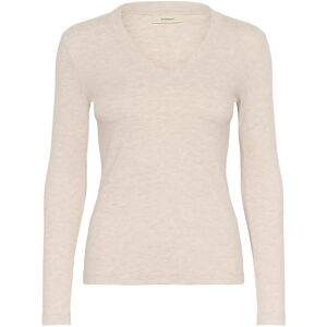 InWear Dagnaiw Melange V-Neck Ls XXS Cream XXS InWear Dagnaiw Melange V-Neck Ls XXS Cream XXS