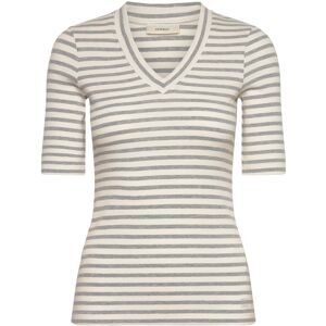 InWear Dagnaiw Striped V-Neck Mix Ss XS Grey XS InWear Dagnaiw Striped V-Neck Mix Ss XS Grey XS