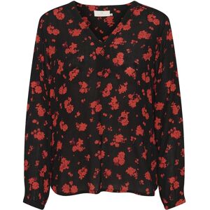 Kaffe Kaamber Blouse Ls Printed 34 Black 34 Kaffe Kaamber Blouse Ls Printed 34 Black 34