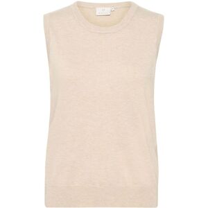 Kaffe Kalizza Knit Slipover S Cream S Kaffe Kalizza Knit Slipover S Cream S