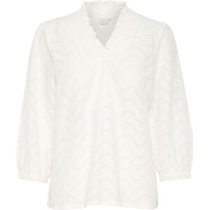 Kaffe Kavictoria Blouse 34 White 34 Kaffe Kavictoria Blouse 34 White 34