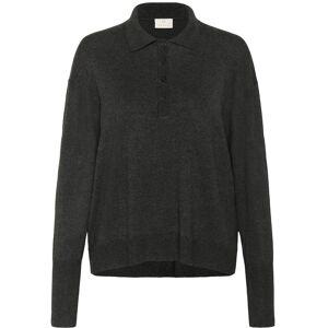 Kaffe Kalizza Polo Pullover XXL Black XXL Kaffe Kalizza Polo Pullover XXL Black XXL