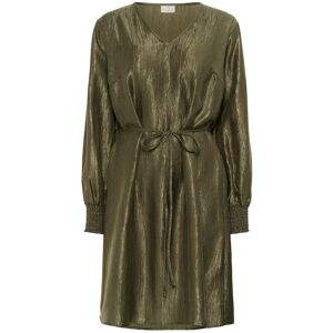 Kaffe Karizz Short Dress 36 Khaki 36 Kaffe Karizz Short Dress 36 Khaki 36