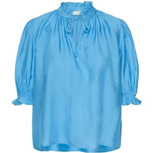 Kaffe Kalufia Frill Blouse 44 Blue 44 Kaffe Kalufia Frill Blouse 44 Blue 44