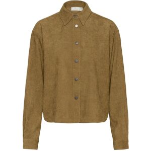 Kaffe Kavera Button Shirt 46 Khaki 46 Kaffe Kavera Button Shirt 46 Khaki 46