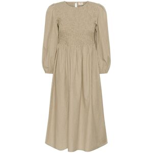 Kaffe Kamona Smock Dress 36 Beige 36 Kaffe Kamona Smock Dress 36 Beige 36
