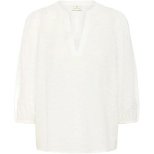 Kaffe Kapenelope Blouse 42 White 42 Kaffe Kapenelope Blouse 42 White 42