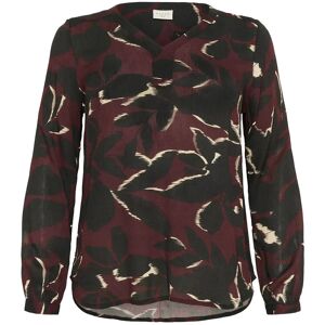 Kaffe Curve Kcami Ls Blouse Printed 46 Red 46 Kaffe Curve Kcami Ls Blouse Printed 46 Red 46