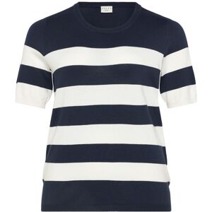 Kaffe Curve Kclizzy Striped Pullover L Navy L Kaffe Curve Kclizzy Striped Pullover L Navy L