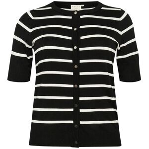 Kaffe Curve Kclizzy Short Sl Cardigan L Black L Kaffe Curve Kclizzy Short Sl Cardigan L Black L