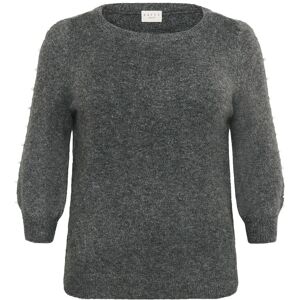 Kaffe Curve Kcletty Pullover S Grey S Kaffe Curve Kcletty Pullover S Grey S