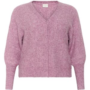 Kaffe Curve Kcluma Knit Cardigan S Pink S Kaffe Curve Kcluma Knit Cardigan S Pink S