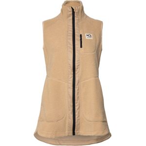 Kari Traa Sanne Pile Vest Long S Beige S Kari Traa Sanne Pile Vest Long S Beige S