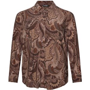Lauren Women Slim Fit Paisley Jersey Shirt 54-56 Brown 54-56 Lauren Women Slim Fit Paisley Jersey Shirt 54-56 Brown 54-56