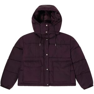 Lee Jeans Short Puffer With Hood M Burgundy M Lee Jeans Short Puffer With Hood M Burgundy M