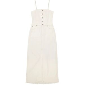Lee Jeans Maxi Denim Dress S x 00 Cream S x 00 Lee Jeans Maxi Denim Dress S x 00 Cream S x 00